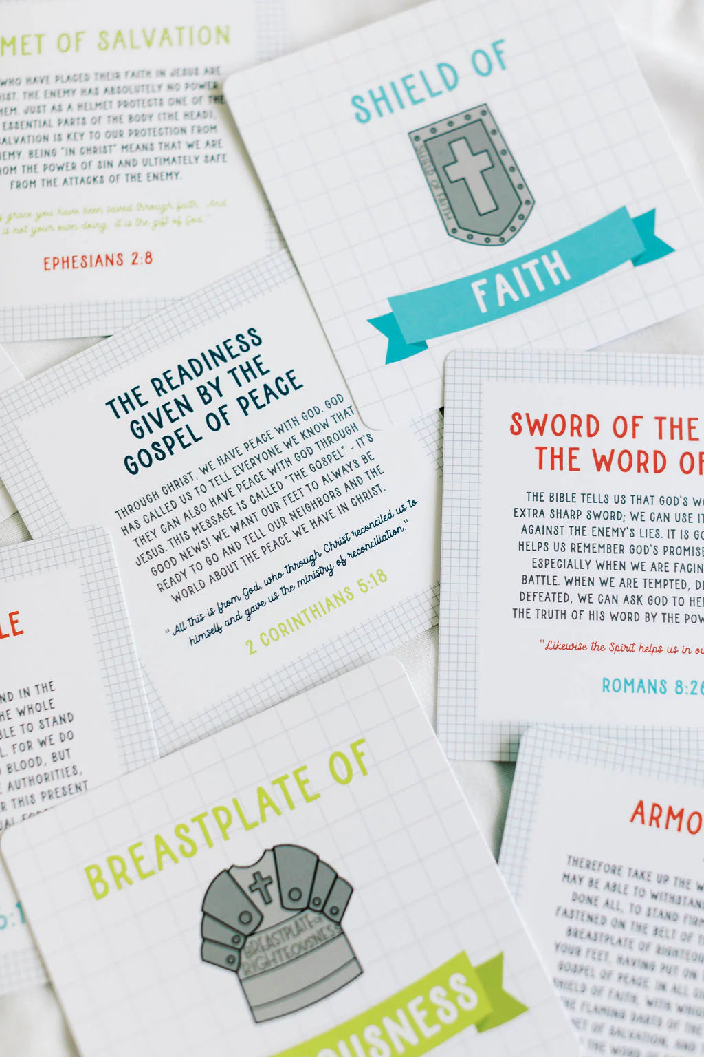 Armor of God Kids Scripture Cards