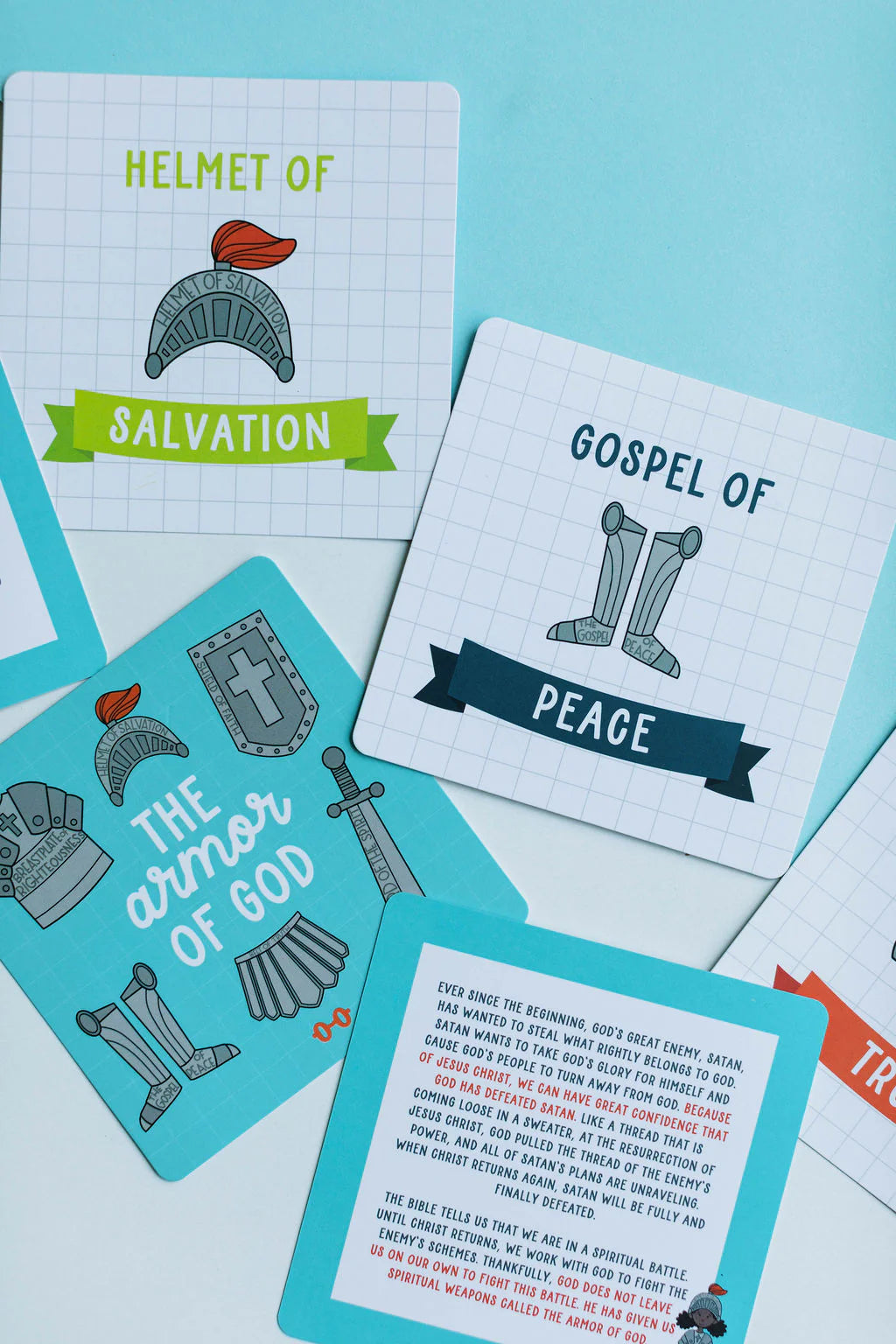 Armor of God Kids Scripture Cards