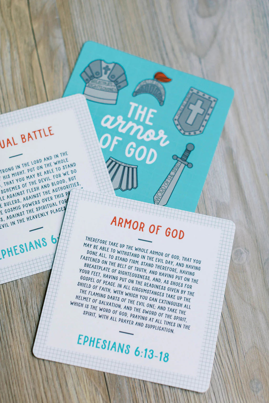 Armor of God Kids Scripture Cards