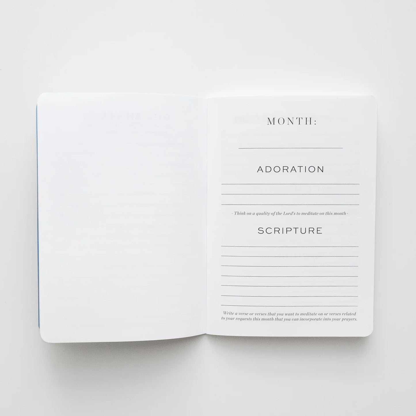 Compose 6 Month Prayer Journal