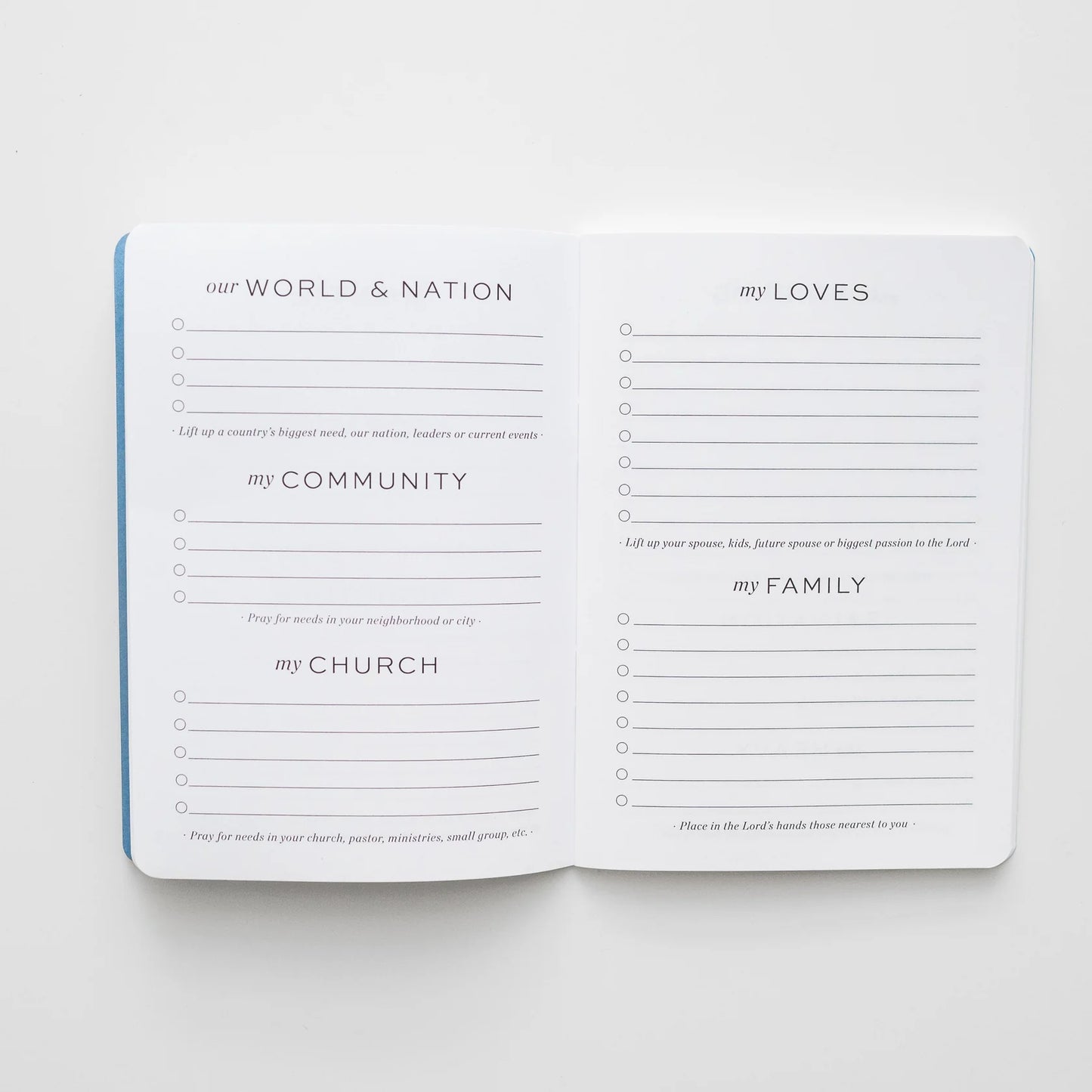 Compose 6 Month Prayer Journal