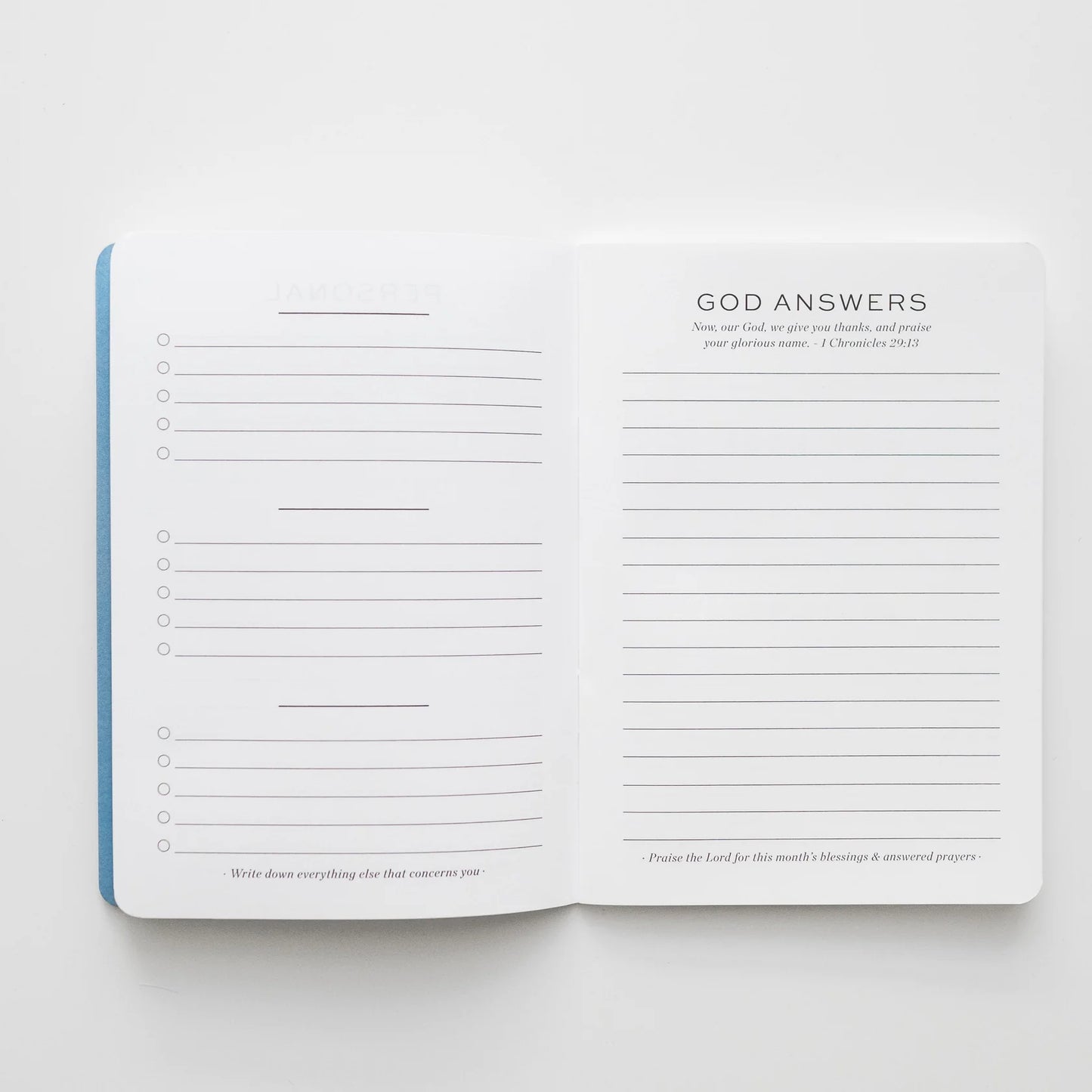Compose 6 Month Prayer Journal