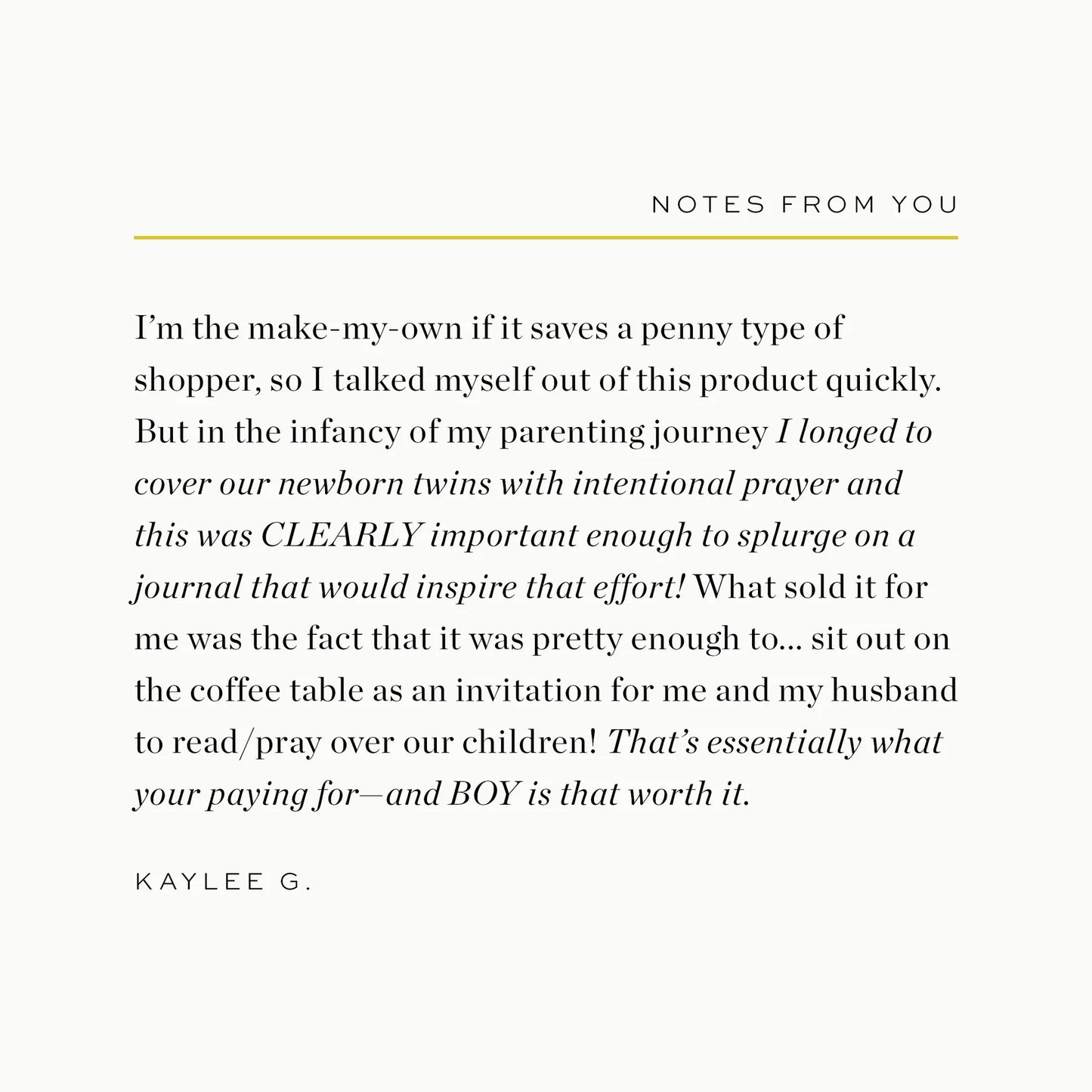 PRE-ORDER Kids Legacy Prayer Journal