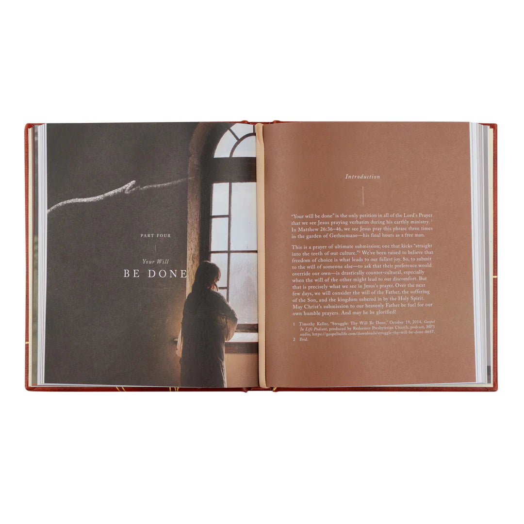 'Pray Like This' Faux Leather Devotional