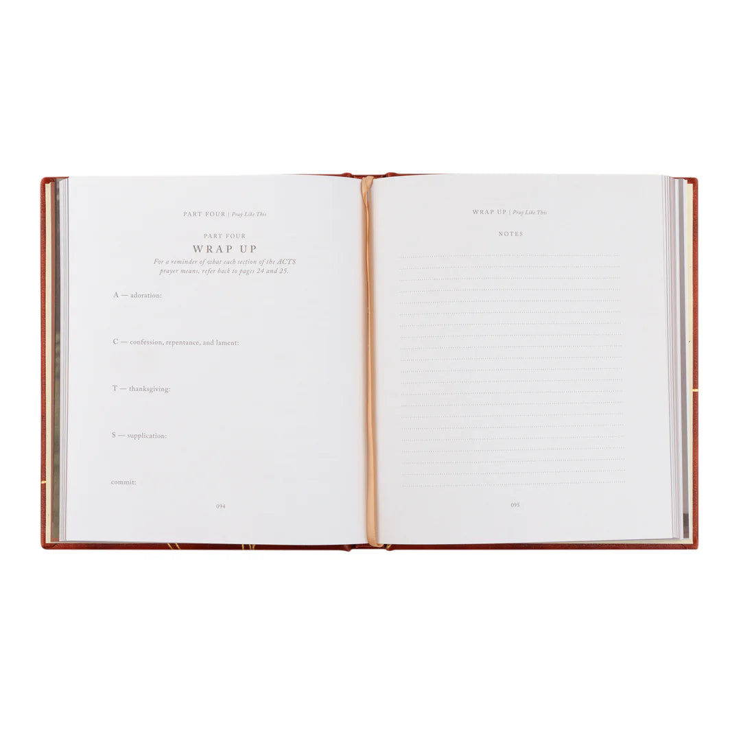'Pray Like This' Faux Leather Devotional