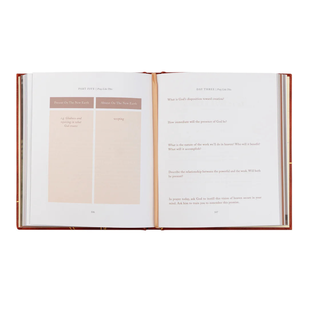 'Pray Like This' Faux Leather Devotional