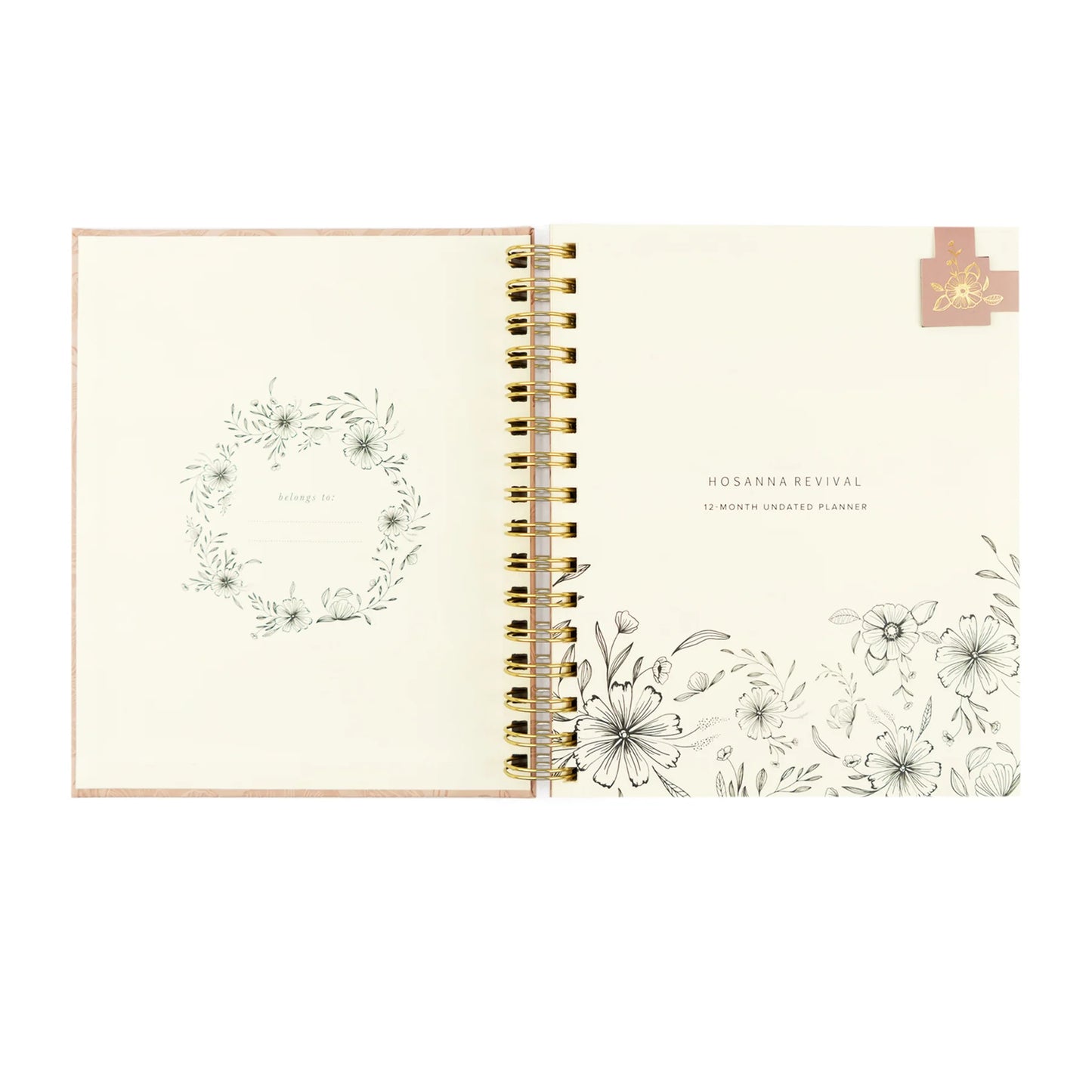 Undated 12 Month Planner: Sonora Theme