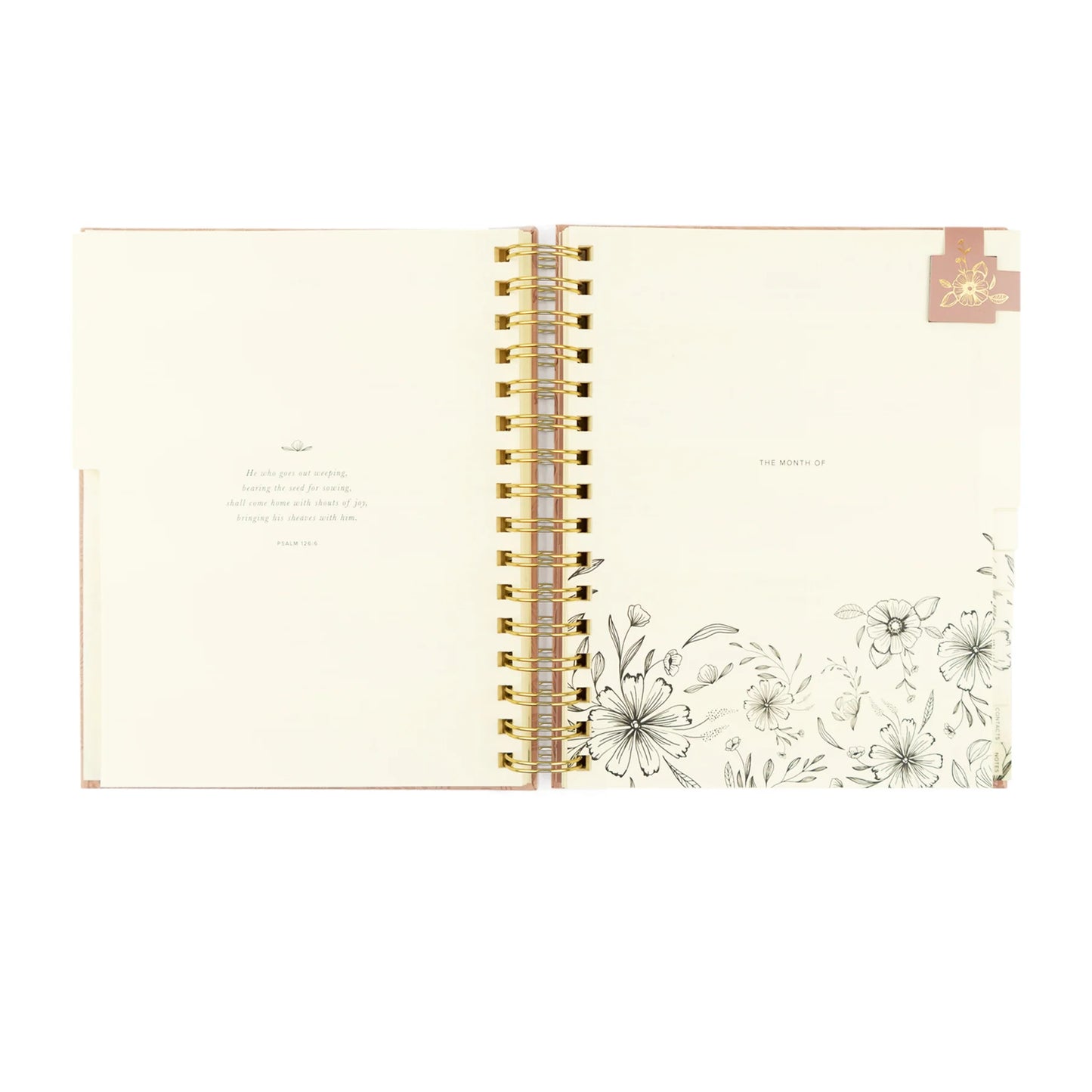 Undated 12 Month Planner: Sonora Theme
