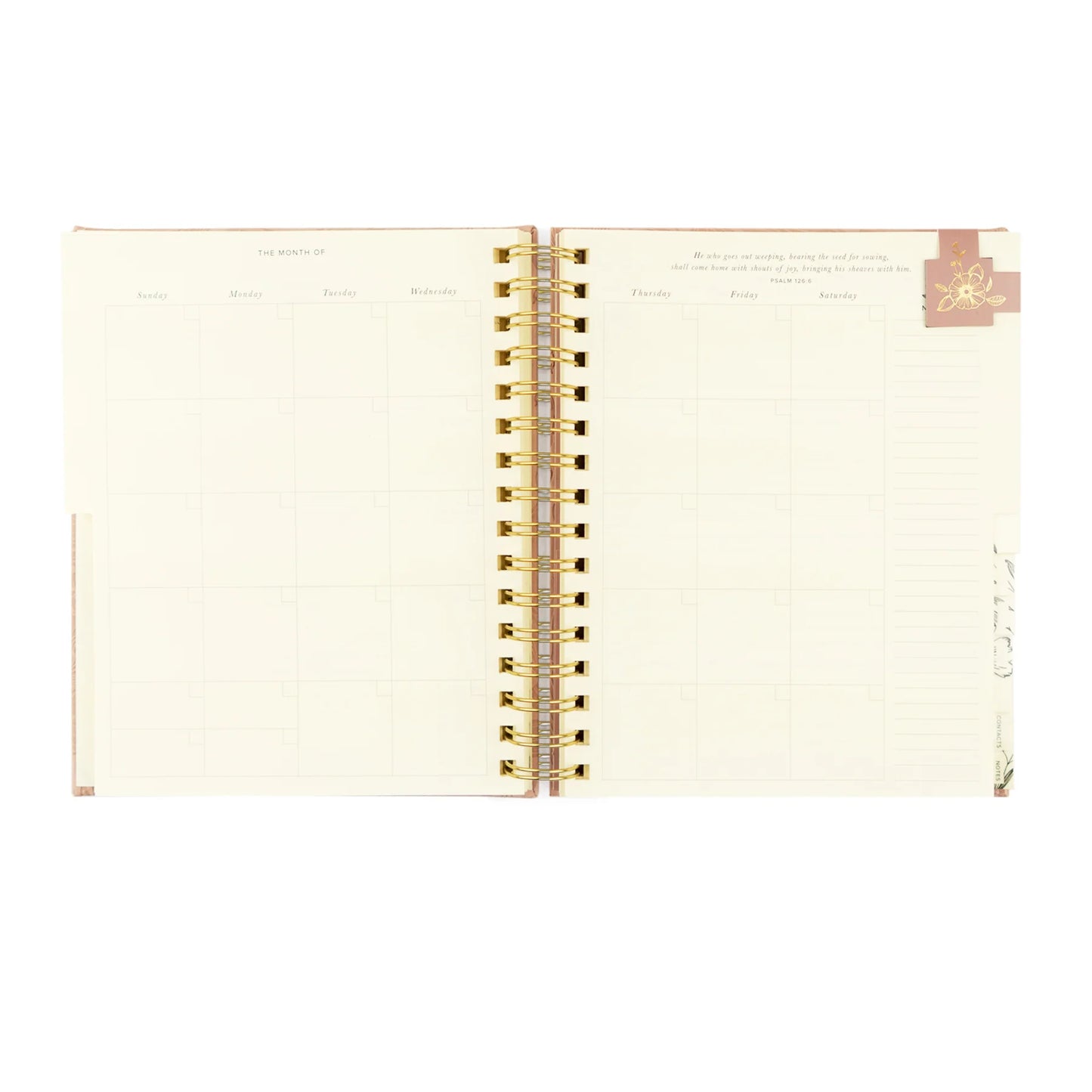 Undated 12 Month Planner: Sonora Theme