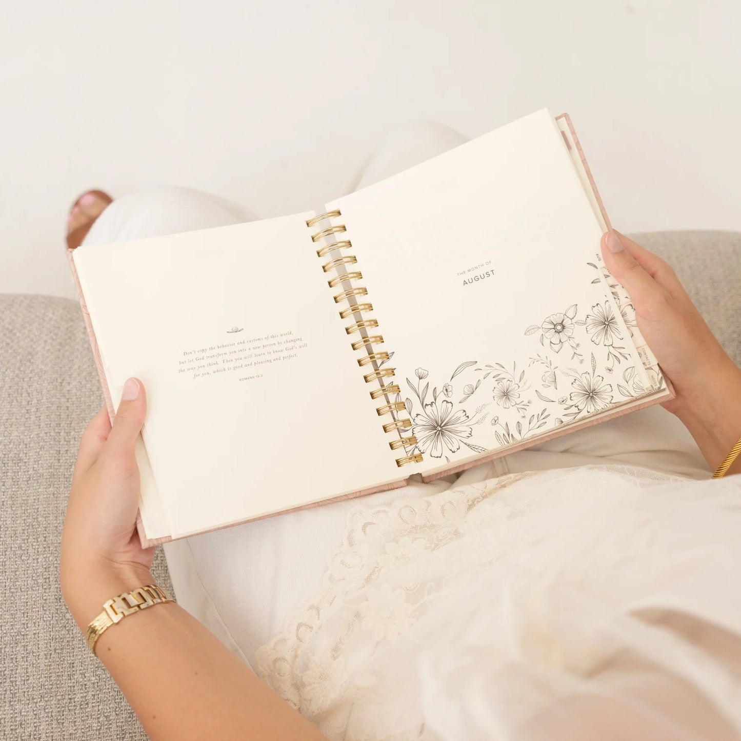Undated 12 Month Planner: Sonora Theme