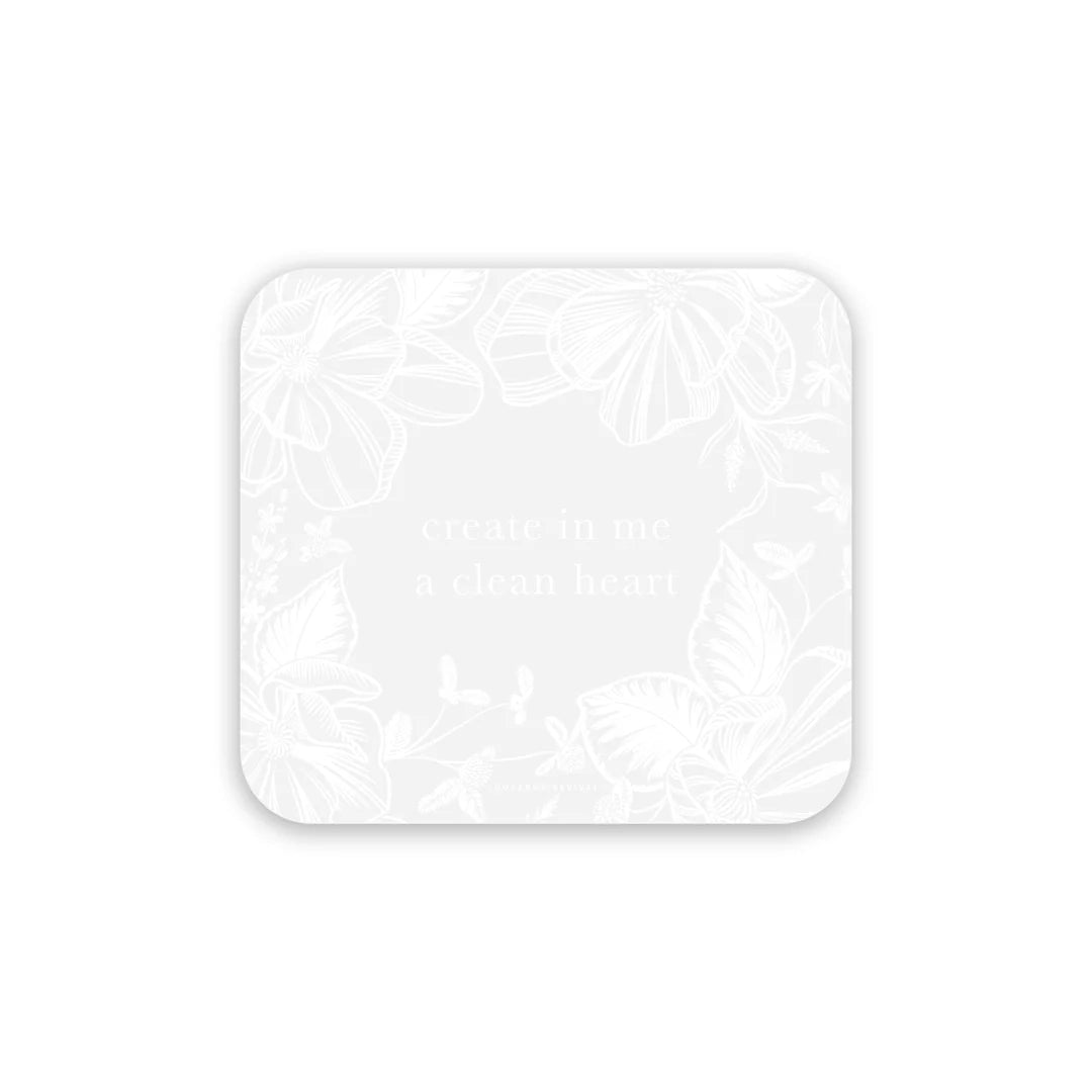 Create In Me A Clean Heart Sticker