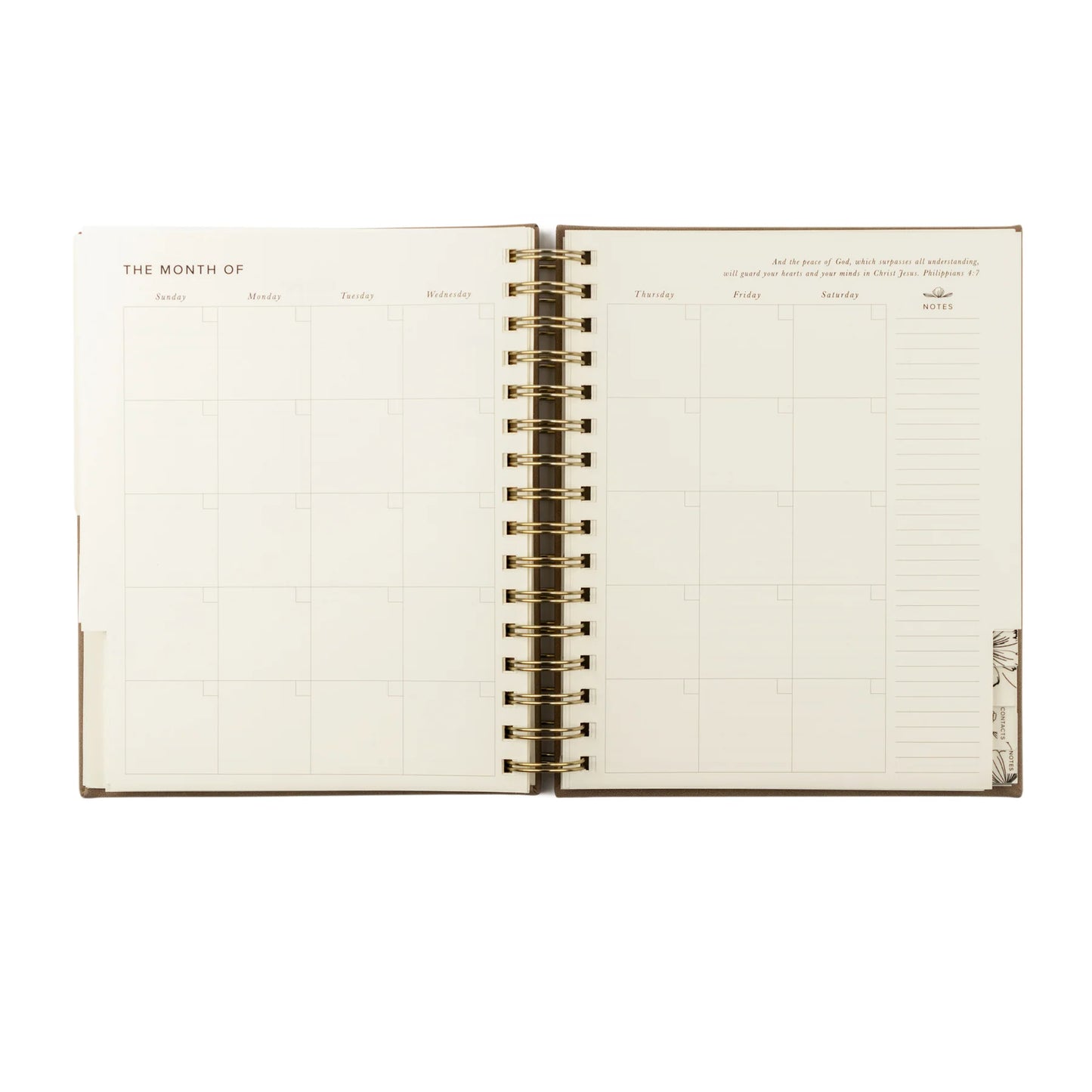 Undated 12 Month Planner: Marlo Theme