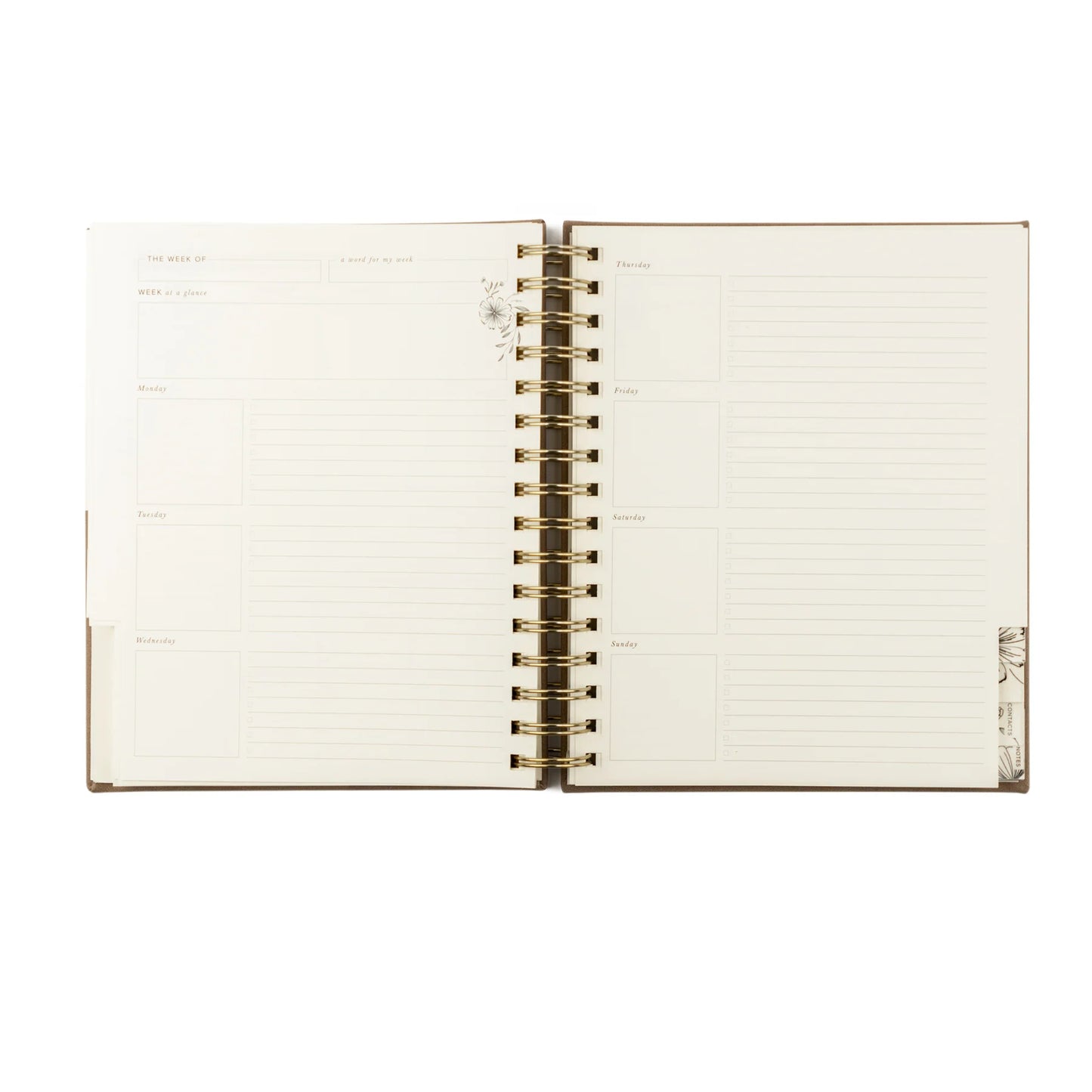 Undated 12 Month Planner: Marlo Theme