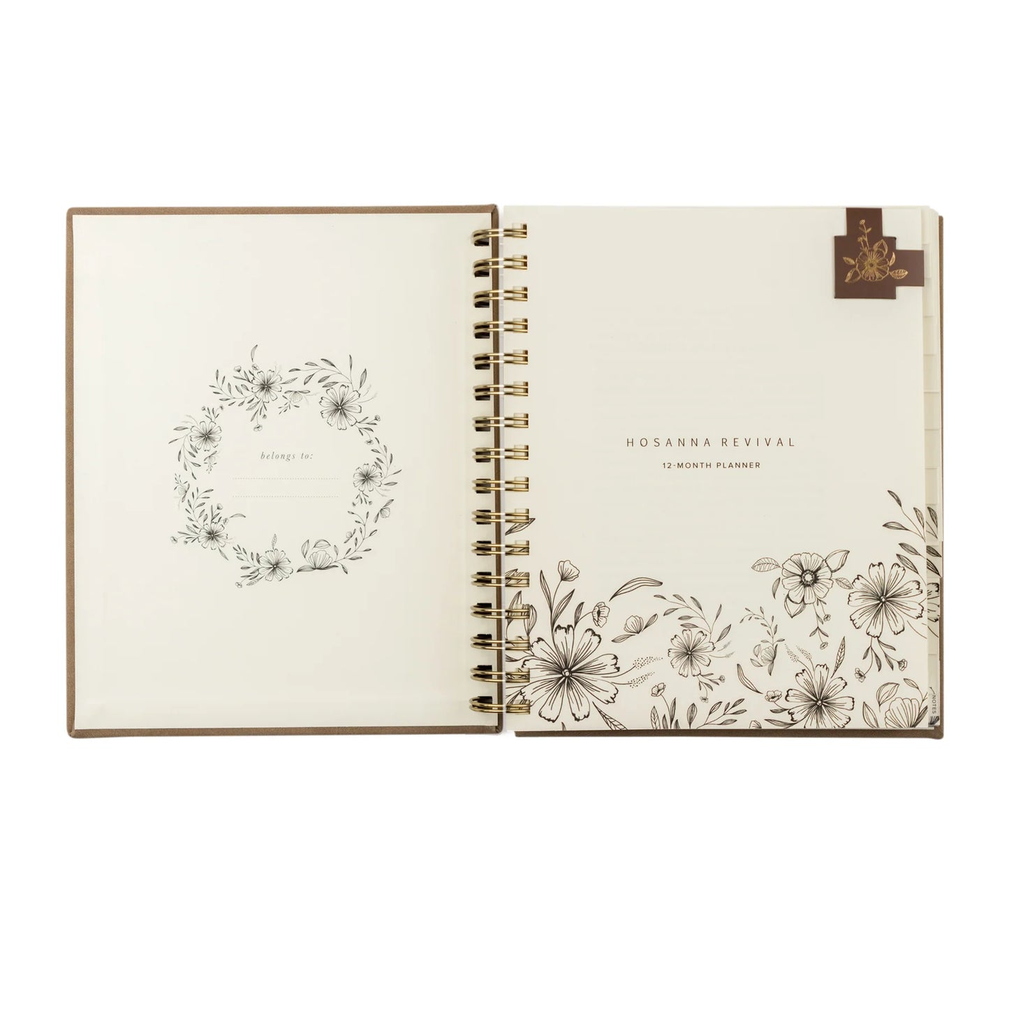 Undated 12 Month Planner: Marlo Theme