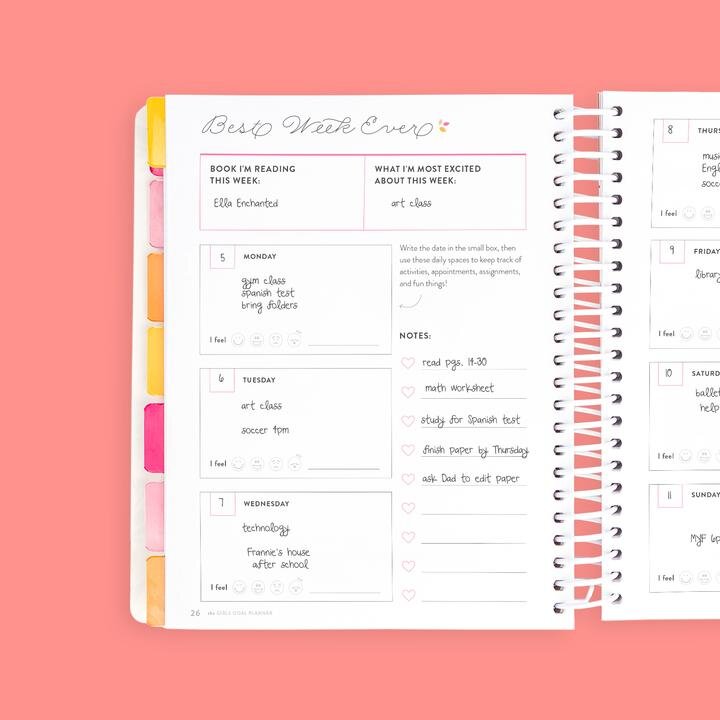 Girls Goal Planner