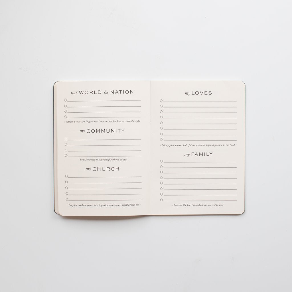 Compose 6 Month Prayer Journal