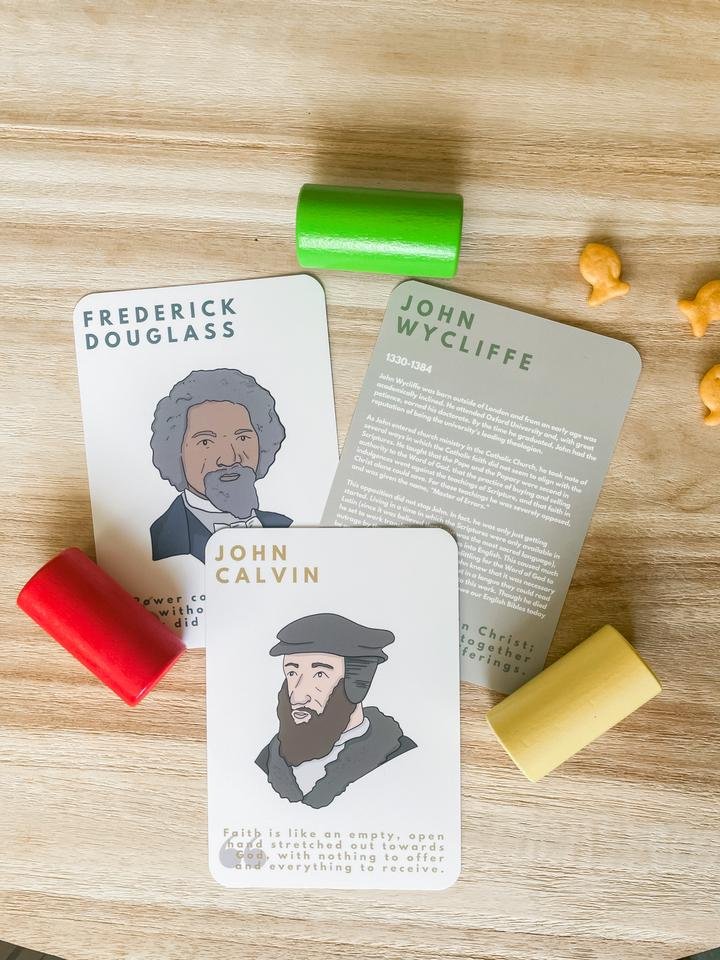 'Fathers of Faith' cards