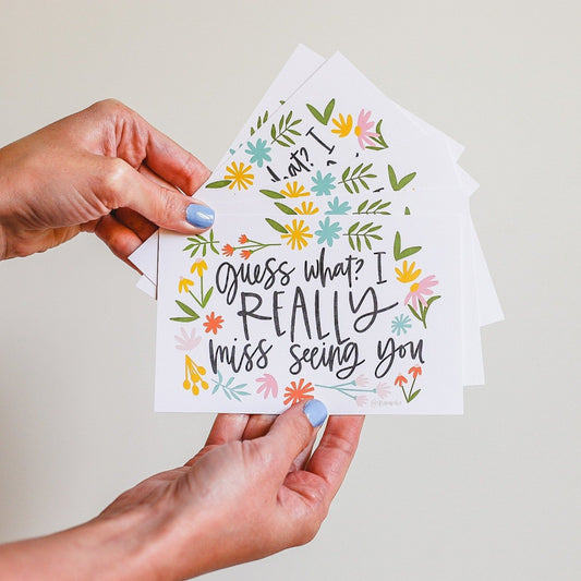 'I Really Miss Seeing You' Postcards