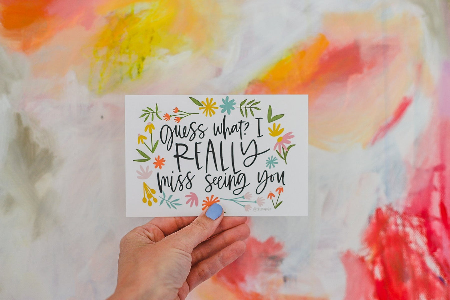'I Really Miss Seeing You' Postcards