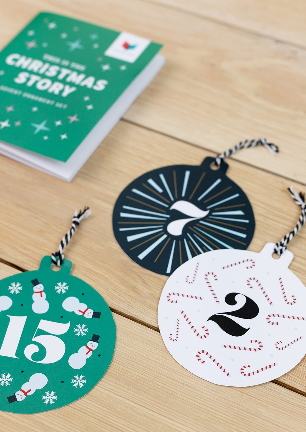 'This Is The Christmas Story' Advent Ornament Set