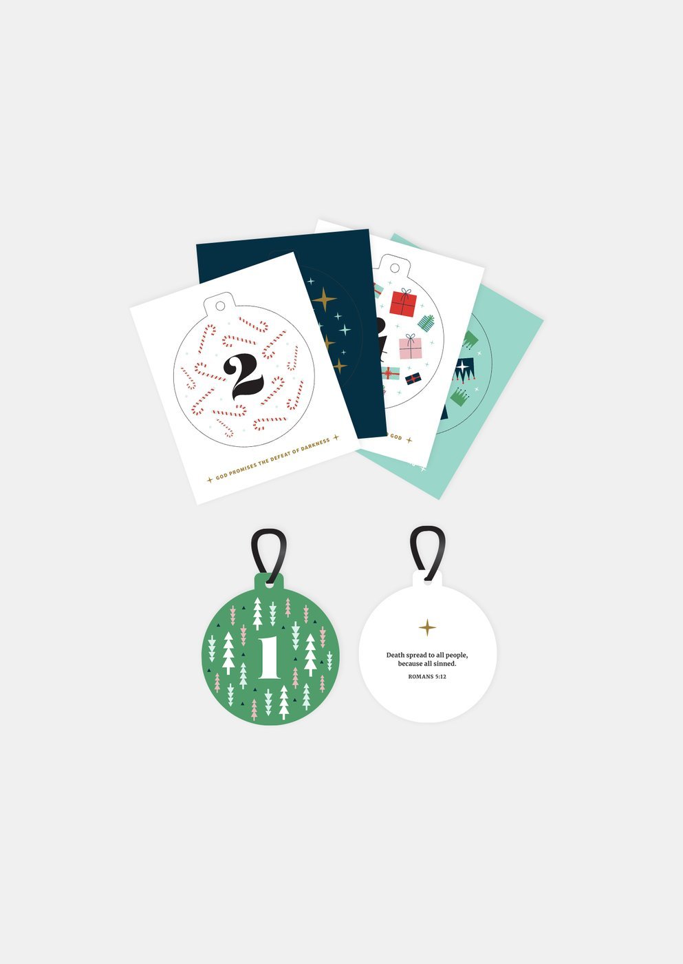 'This Is The Christmas Story' Advent Ornament Set