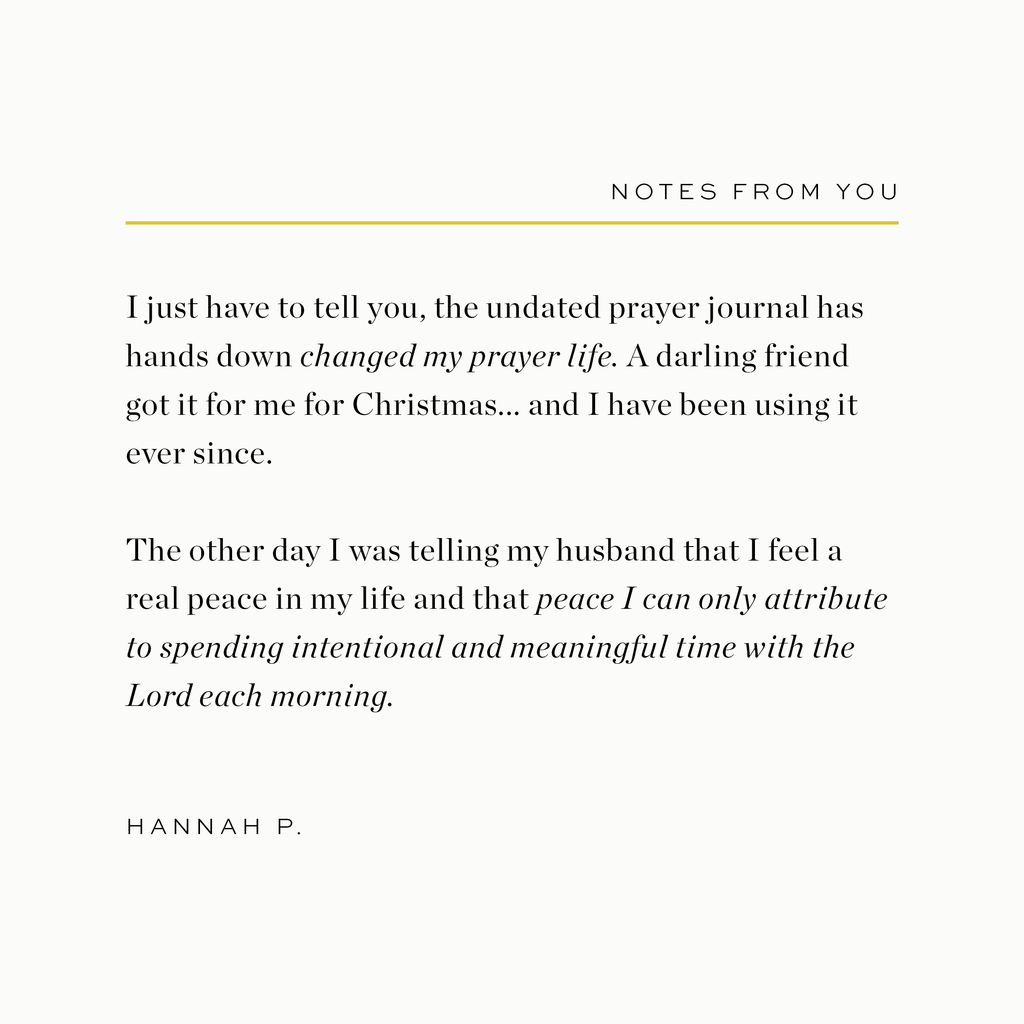 Compose 6 Month Prayer Journal