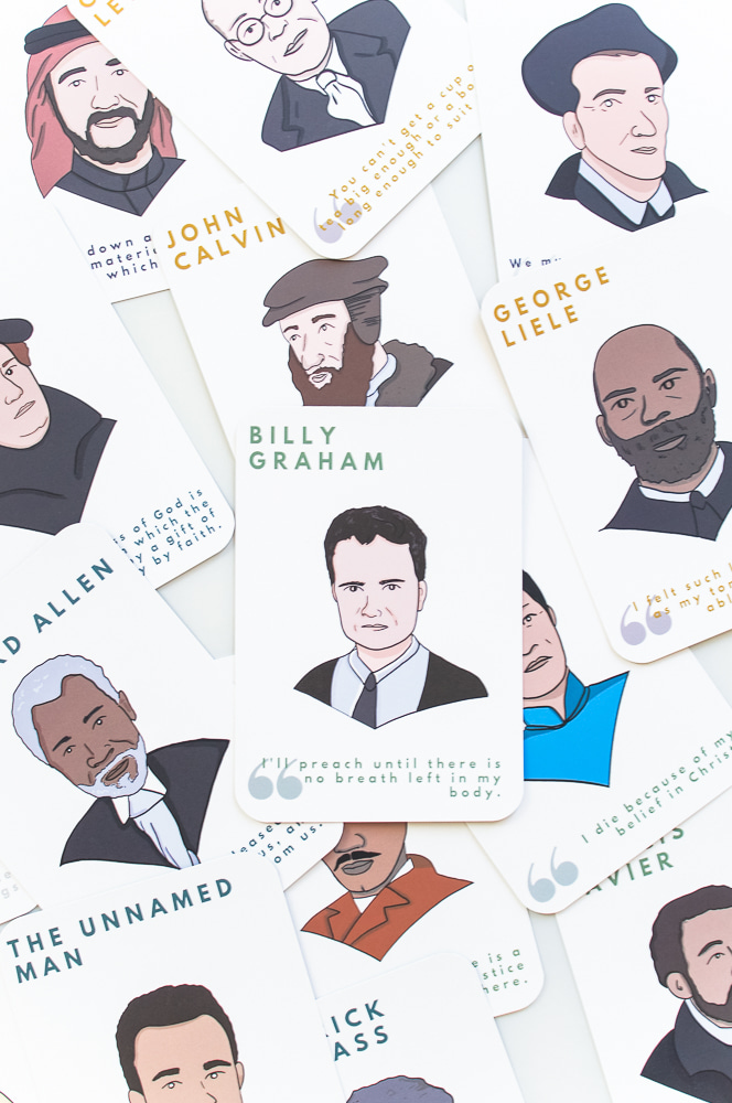 'Fathers of Faith' cards