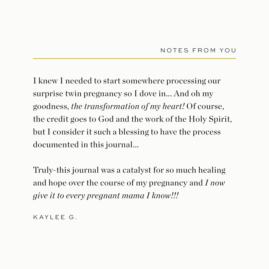 Pregnancy Prayer Journal