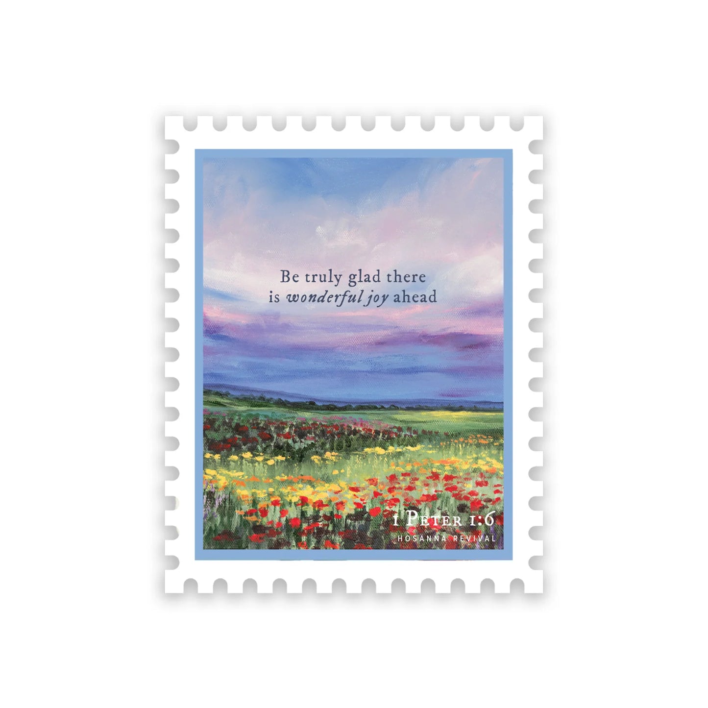 1 Peter 1:6 Stamp Sticker