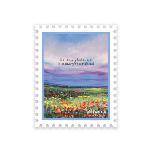 1 Peter 1:6 Stamp Sticker