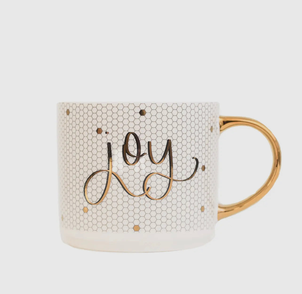 Joy Gold Tile Coffee Mug