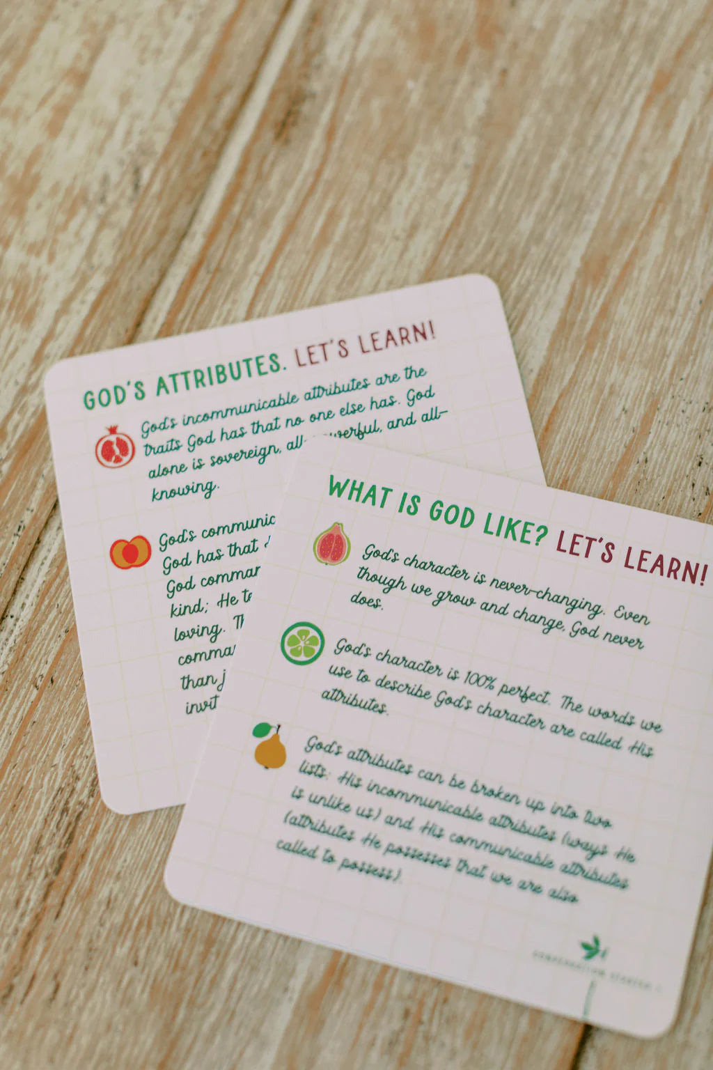 Fruit of the Spirit Cards for Kids