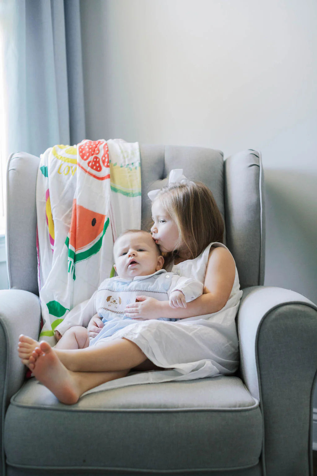 Fruit of the Spirit Muslin Baby Blanket