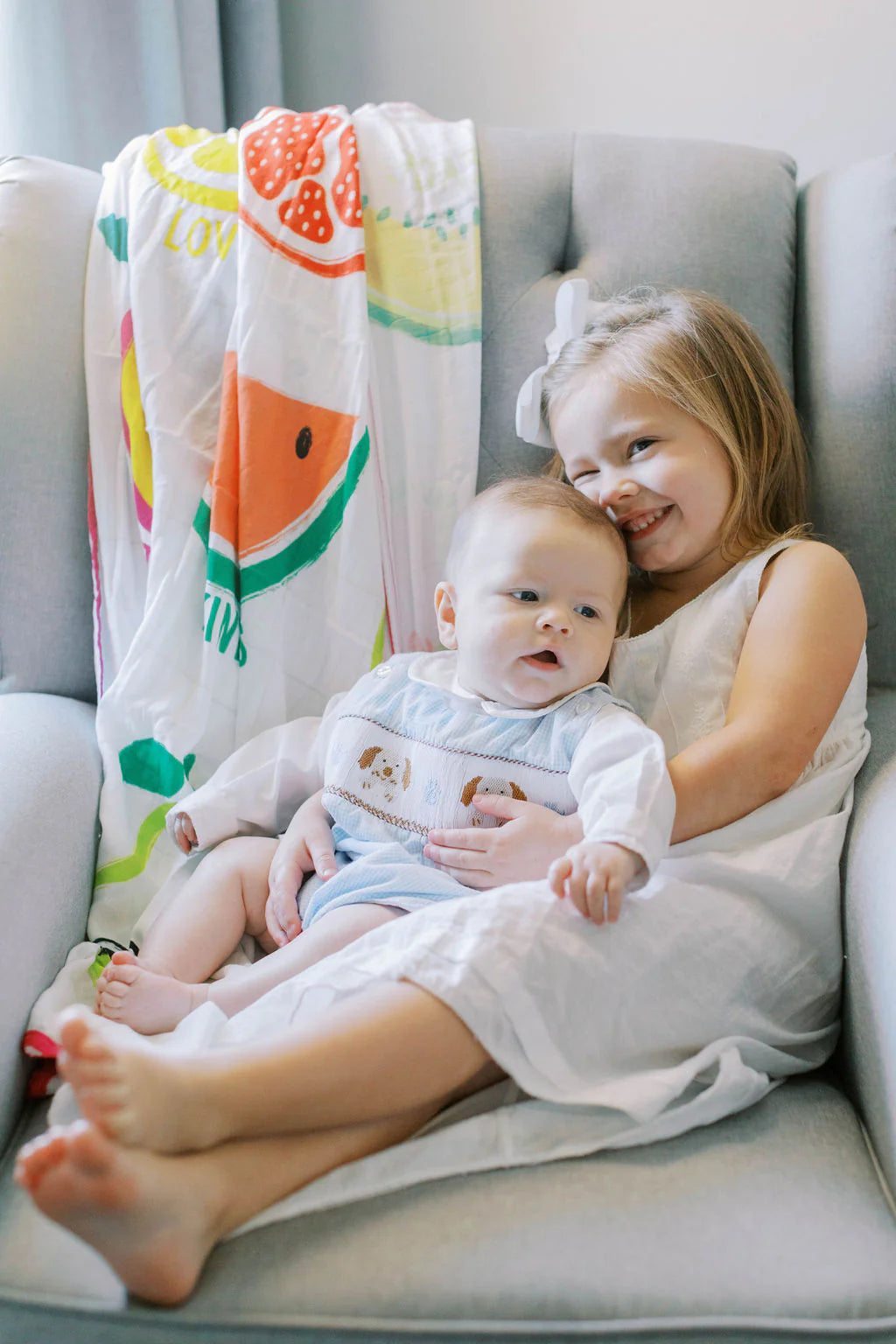 Fruit of the Spirit Muslin Baby Blanket