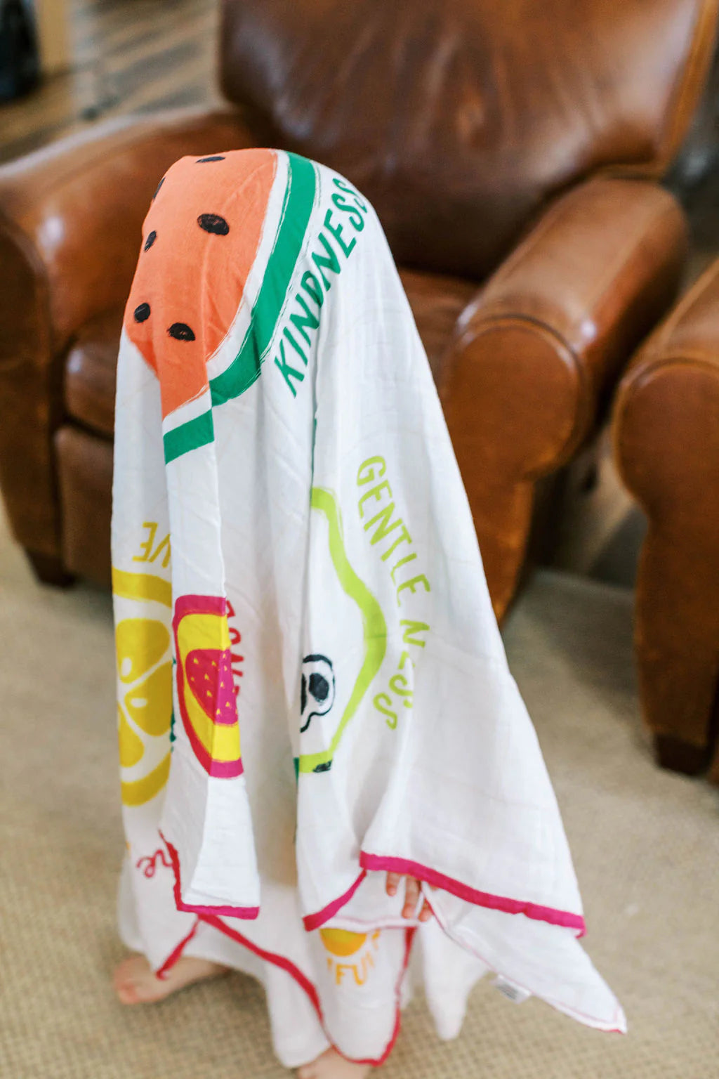 Fruit of the Spirit Muslin Baby Blanket
