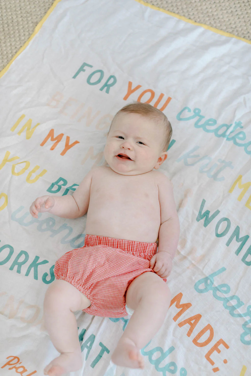 Psalm 139 Muslin Blanket