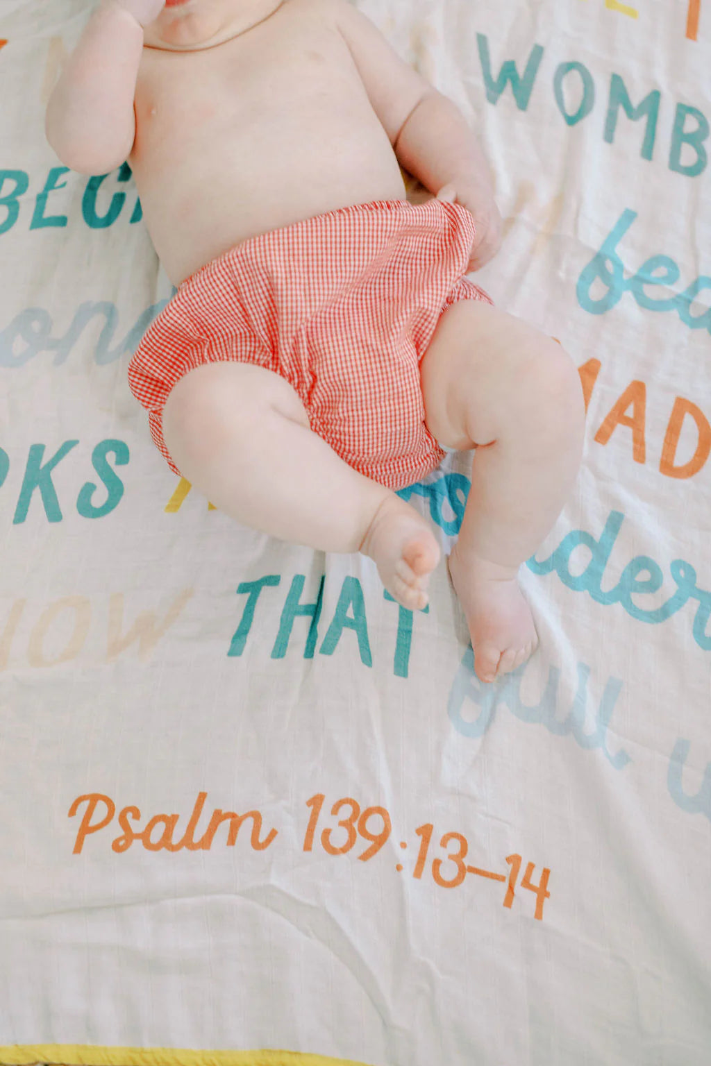 Psalm 139 Muslin Blanket