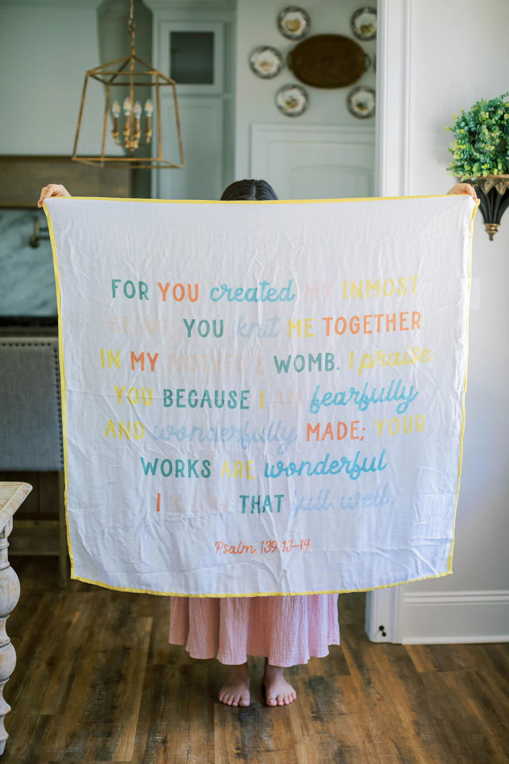 Psalm 139 Muslin Blanket