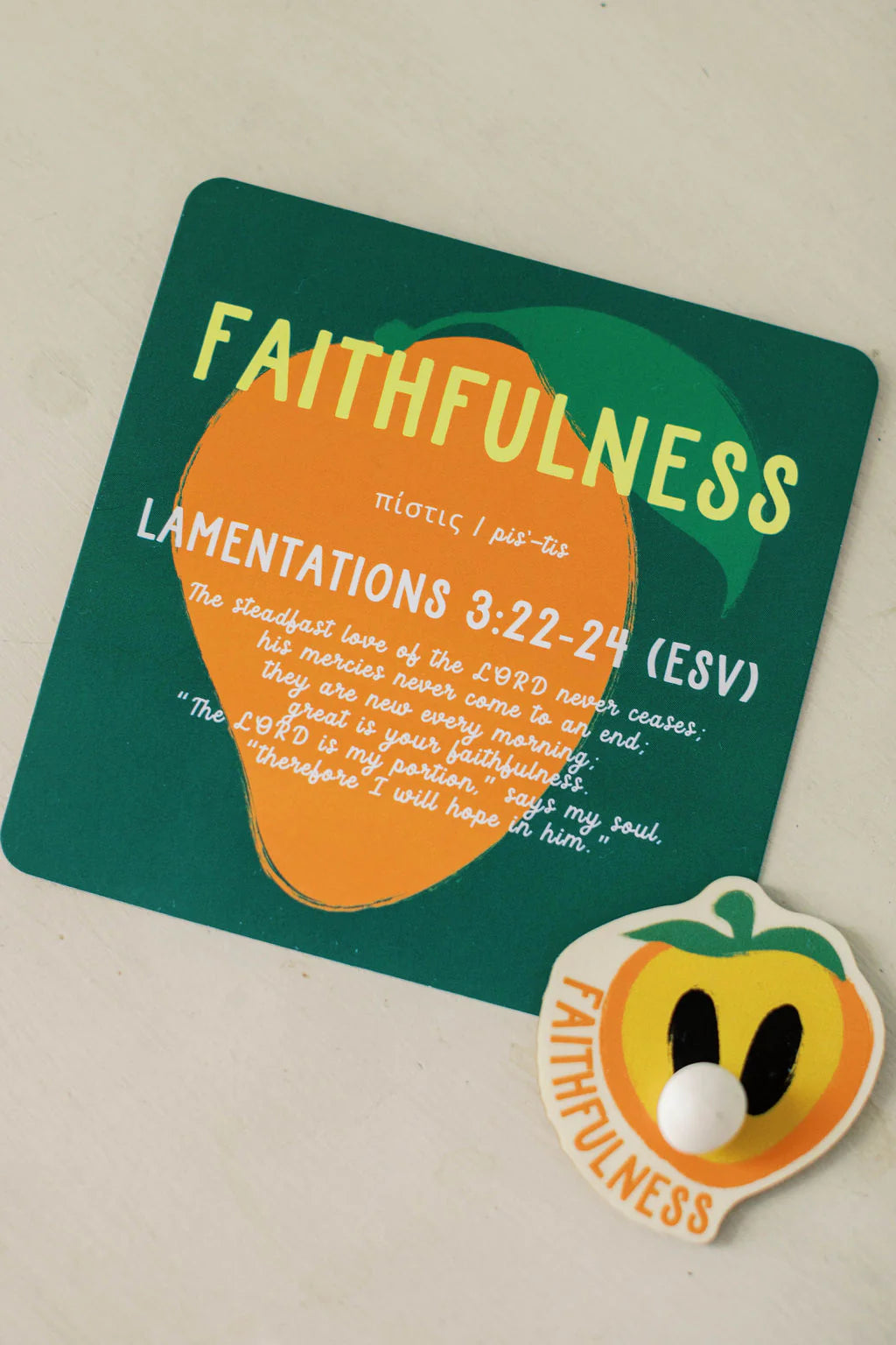 Fruit of the Spirit Cards for Kids