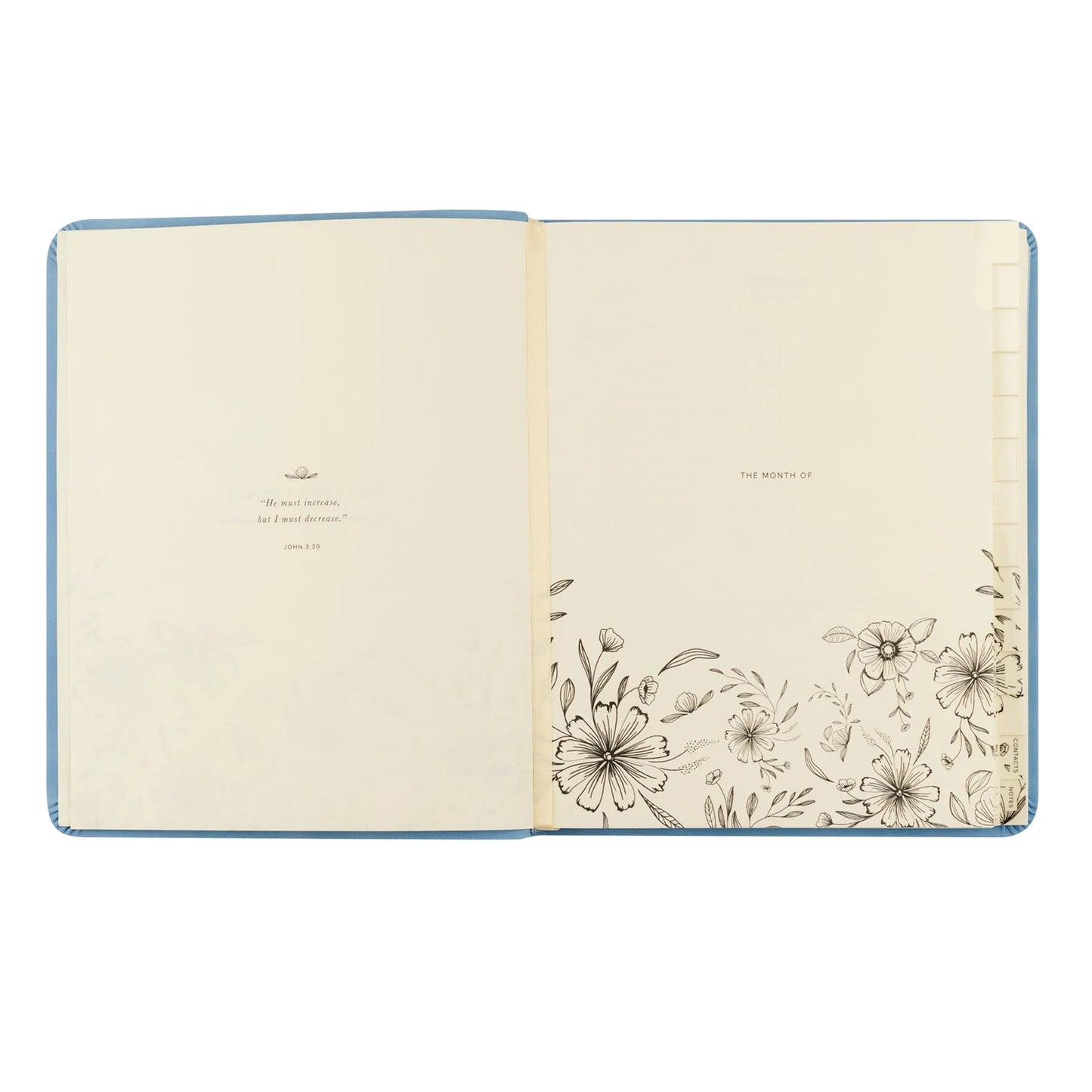 Undated 12 Month Planner: Bethany Theme