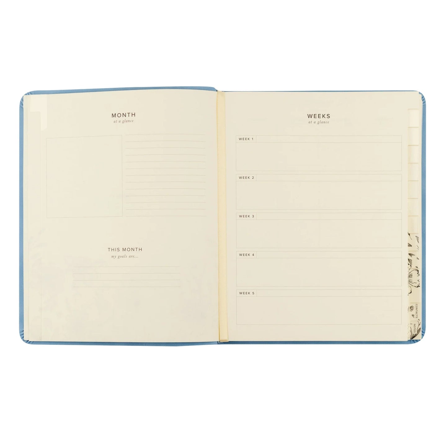 Undated 12 Month Planner: Bethany Theme