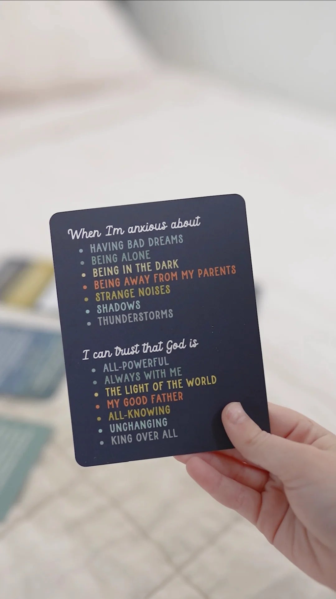 Bedtime Prayers for Anxious Hearts