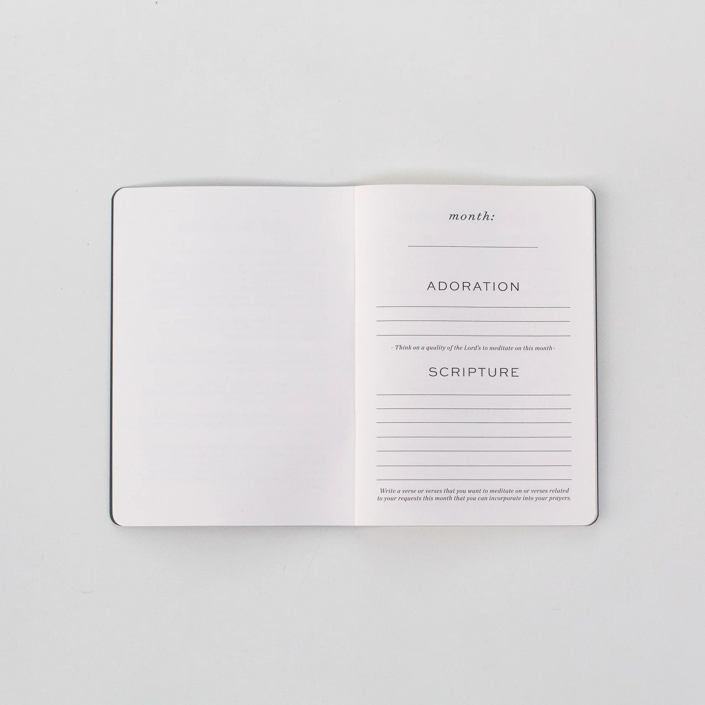 Mens 6 Month Prayer Journal