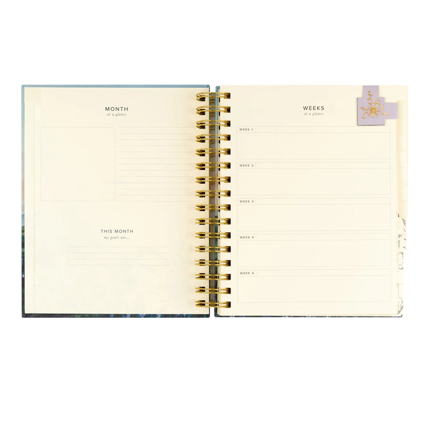 Undated 12 Month Planner: Iceland Theme