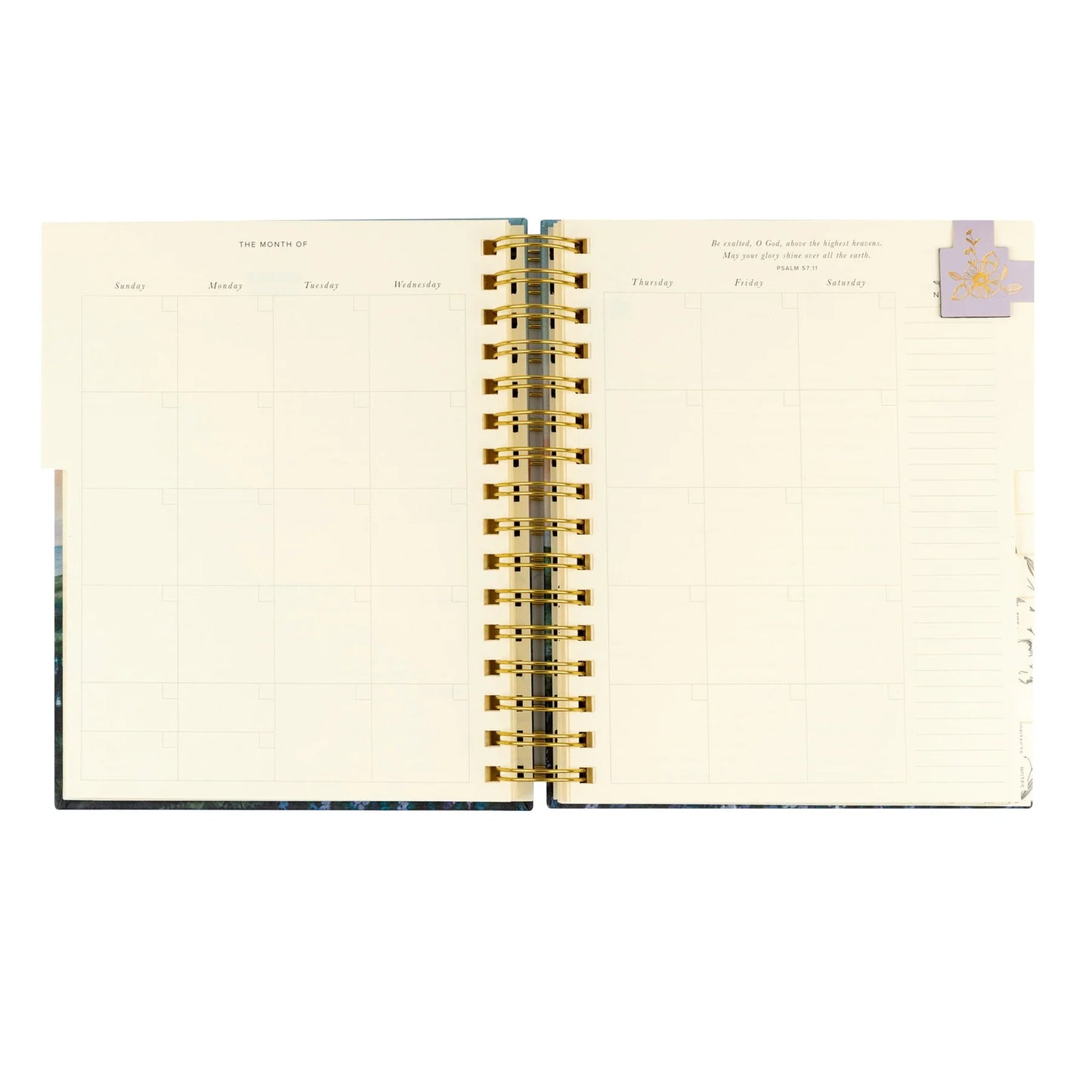 Undated 12 Month Planner: Iceland Theme