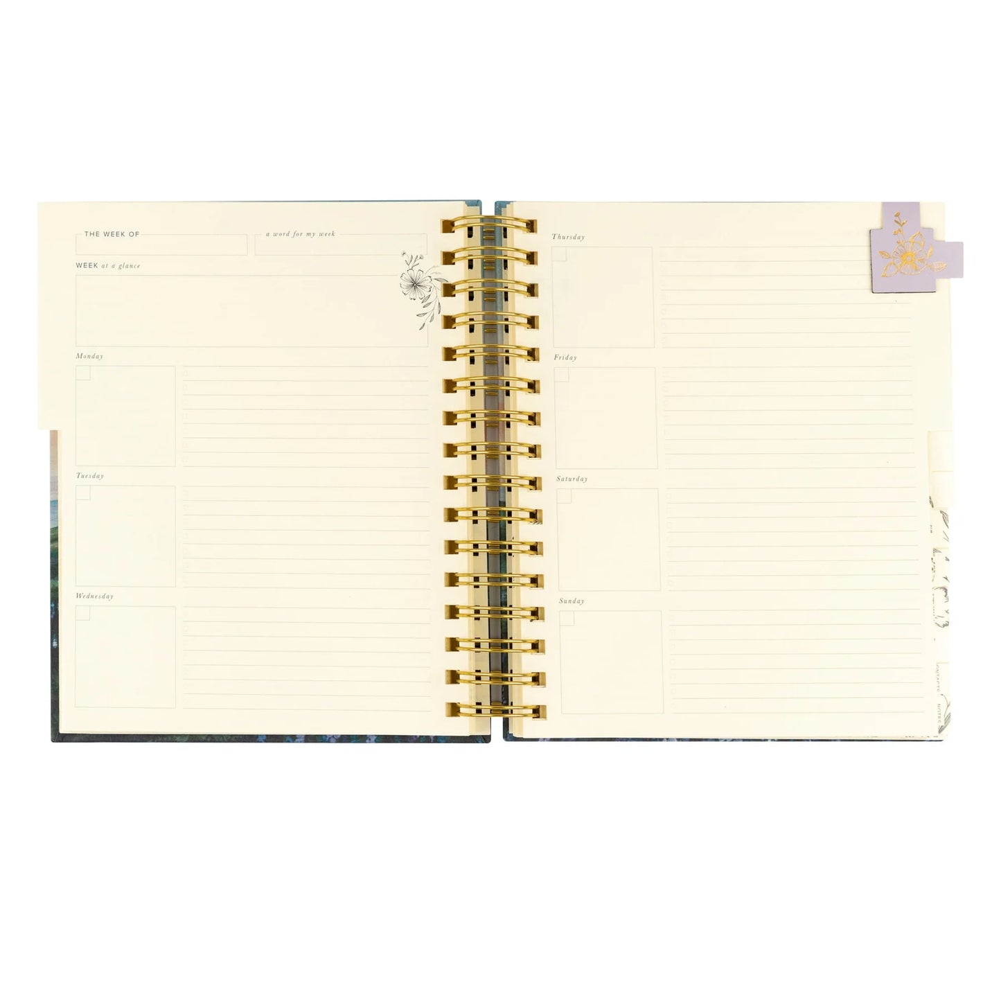 Undated 12 Month Planner: Iceland Theme