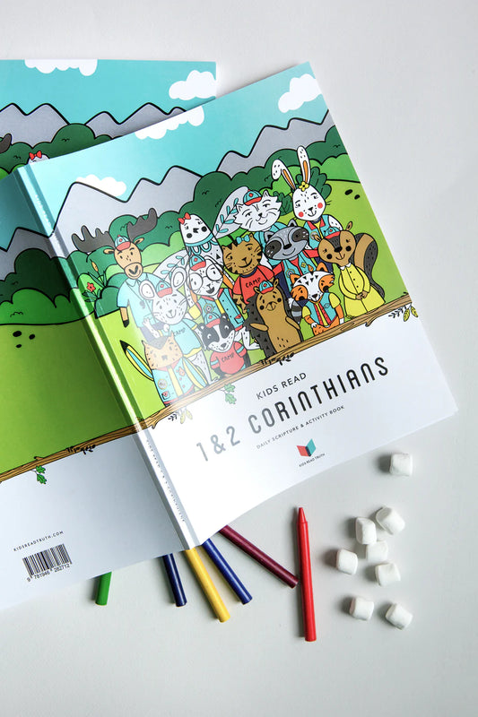 Kids Read 1 and 2 Corinthians: Daily Scripture and Activity Book