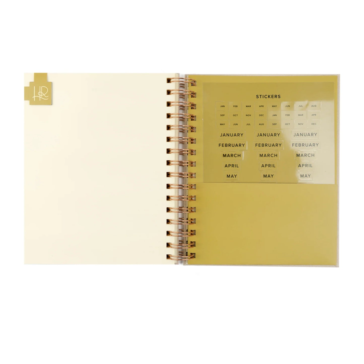 Undated 12 Month Planner: Magnolia Springs Theme