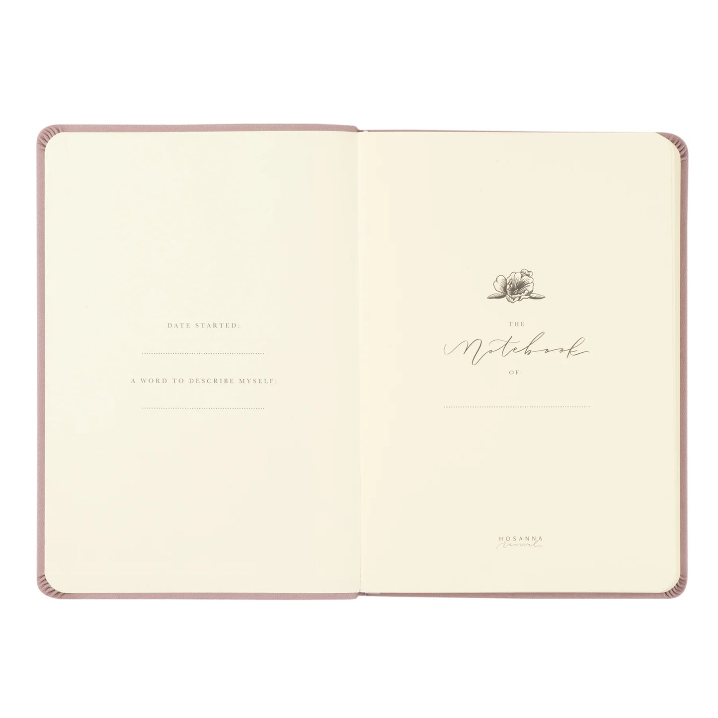 Lined Journal: Mauves Theme