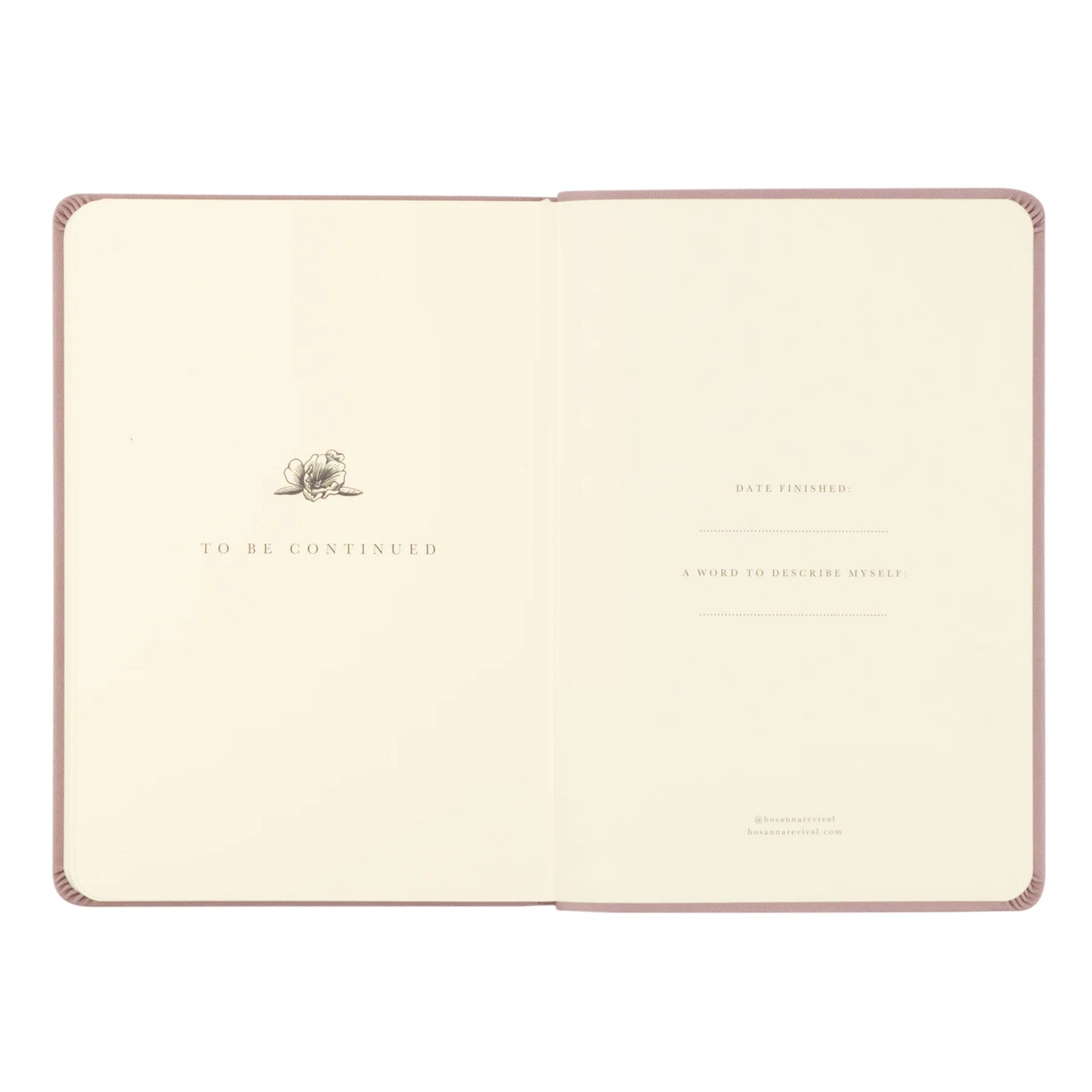 Lined Journal: Mauves Theme